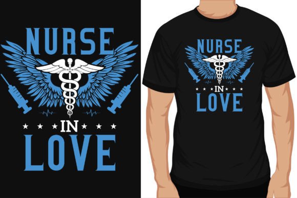 Nurse Graphics Tshirt Design Vector