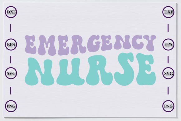 Nurse Unique Retro T-shirt Design, Emerg