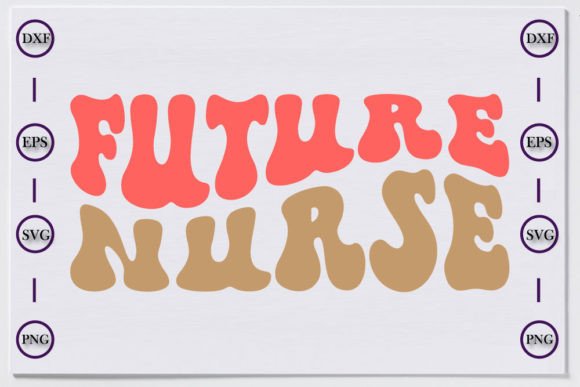 Nurse Unique Retro T-shirt Design, Futur
