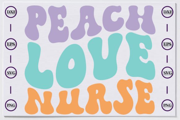 Nurse Unique Retro T-shirt Design, Peach