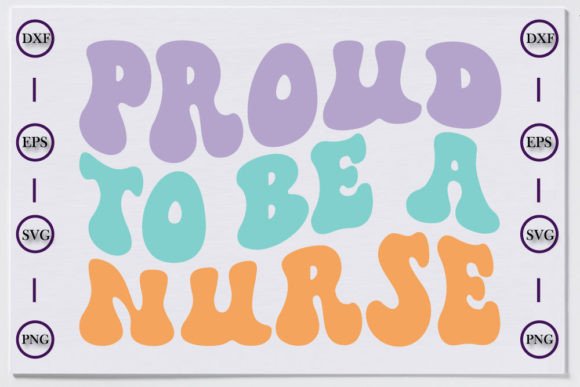 Nurse Unique Retro T-shirt Design, Proud