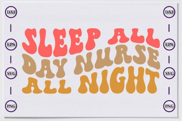 Nurse Unique Retro T-shirt Design, Sleep