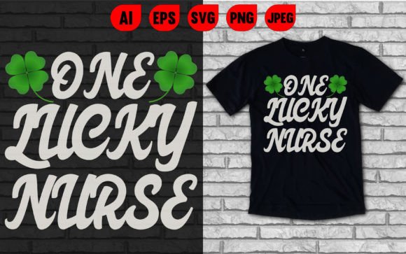 One Lucky Nurse T Shirt