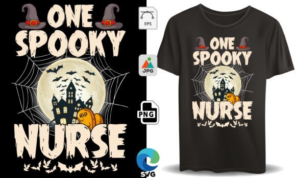 One Spooky Nurse Happy Halloween