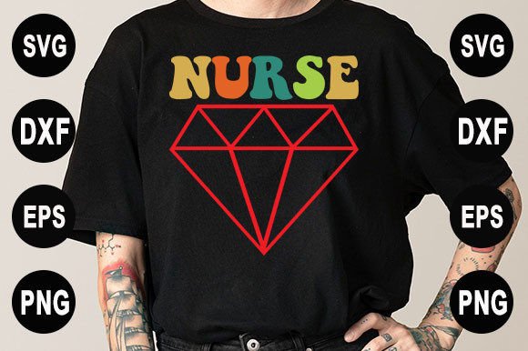 Retro Diamond Craft Design, Nurse