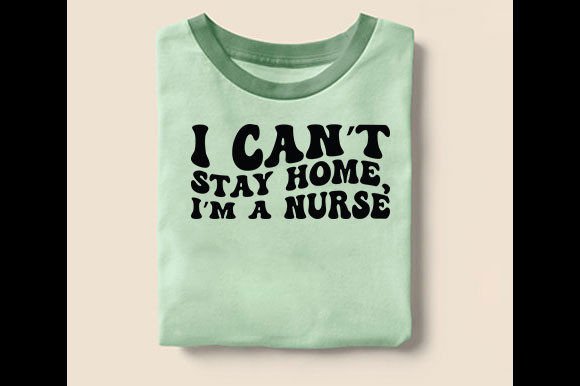 Retro Stay Home SVG Design, I Can’t Stay